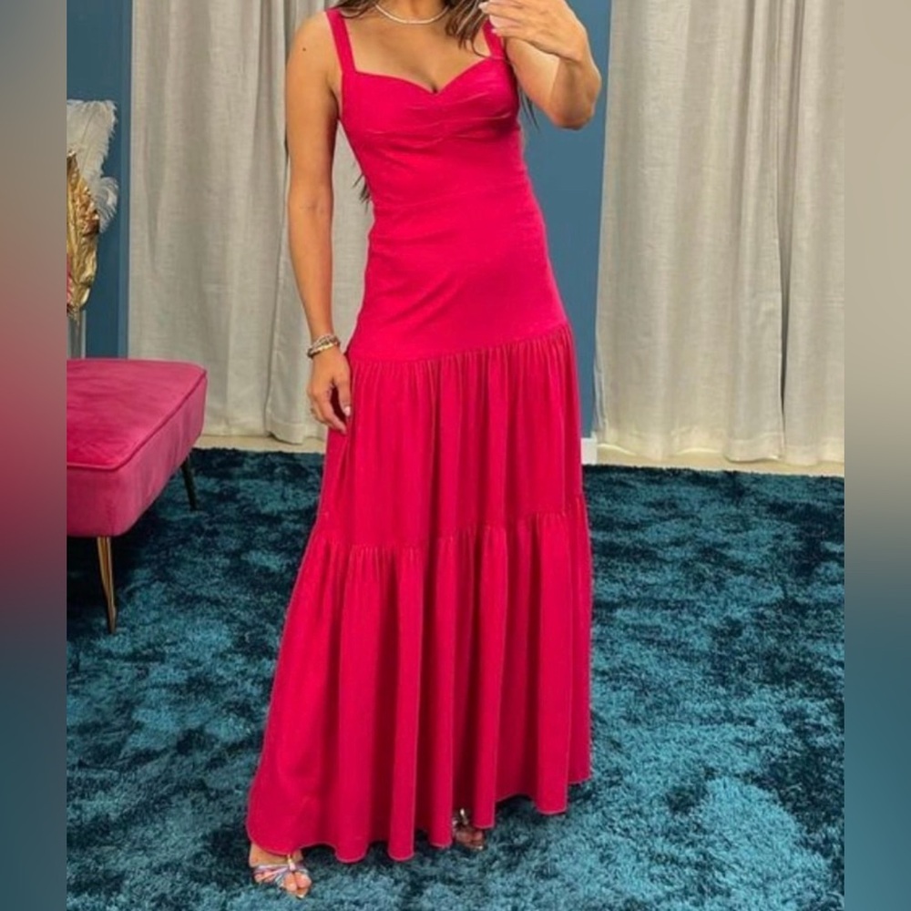 NWT Lore Brazil Pink Maxi Dress Medium